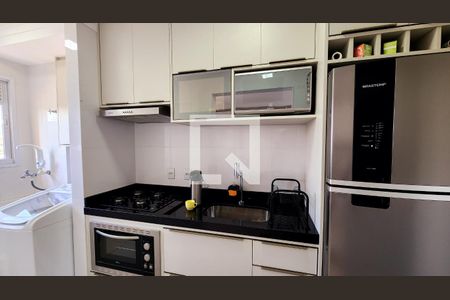 Cozinha e Área de Serviço de apartamento à venda com 2 quartos, 43m² em Residencial Santa Giovana, Jundiaí