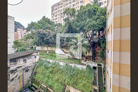 Sala vista de apartamento à venda com 2 quartos, 58m² em Catete, Rio de Janeiro