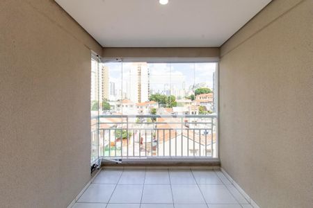 Varanda da Sala de apartamento à venda com 2 quartos, 57m² em Barra Funda, São Paulo