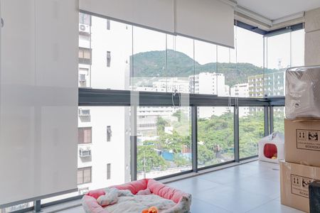 Varanda da Sala de apartamento à venda com 3 quartos, 112m² em Botafogo, Rio de Janeiro