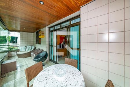 Varanda da Sala de apartamento à venda com 4 quartos, 150m² em Luxemburgo, Belo Horizonte