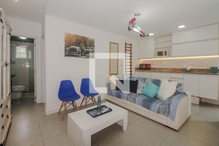 Sala de apartamento para alugar com 1 quarto, 40m² em Bom Jesus, Porto Alegre