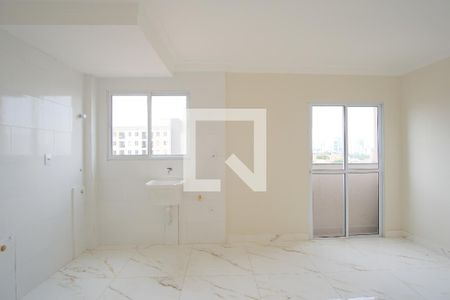 Sala e cozinha de apartamento à venda com 1 quarto, 45m² em Penha de França, São Paulo