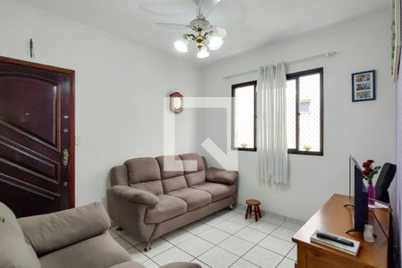 Sala de apartamento para alugar com 1 quarto, 44m² em Guilhermina, Praia Grande