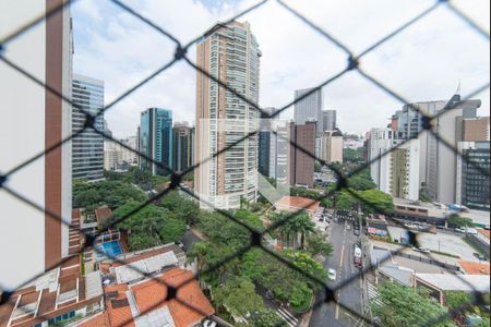 Varanda - Vista de apartamento à venda com 3 quartos, 110m² em Cidade Monções, São Paulo