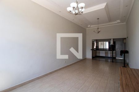 Sala e Sala de Jantar de casa de condomínio para alugar com 3 quartos, 160m² em Residencial Real Park Sumaré, Sumaré