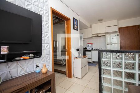 Sala de apartamento para alugar com 1 quarto, 34m² em Qn 412, Brasília