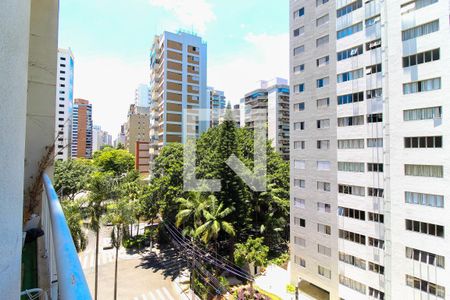 Vista da Varanda de apartamento para alugar com 1 quarto, 44m² em Moema, São Paulo