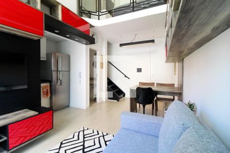 Sala de apartamento para alugar com 1 quarto, 44m² em Moema, São Paulo