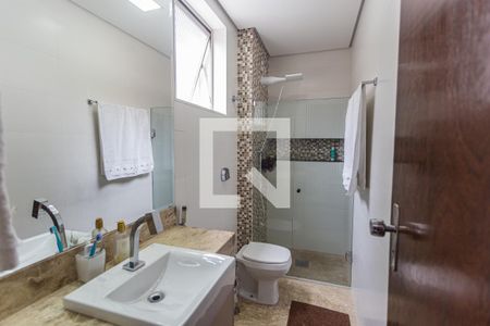 Banheiro da Suíte de apartamento à venda com 3 quartos, 100m² em Gutierrez, Belo Horizonte