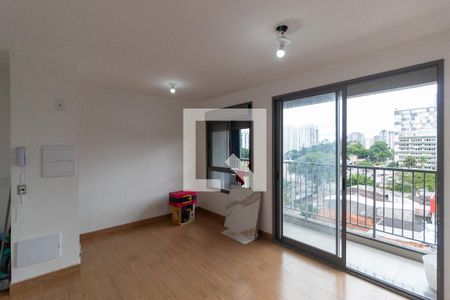 Sala - Cozinha conjugados de apartamento para alugar com 1 quarto, 35m² em Santo Amaro, São Paulo