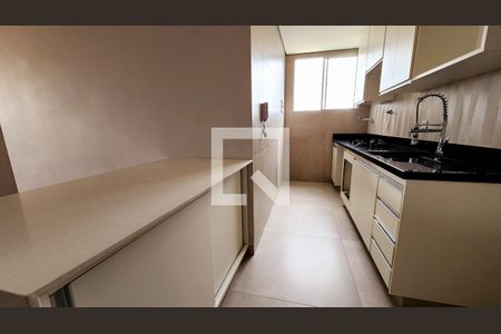 Cozinha e Área de Serviço de apartamento à venda com 2 quartos, 55m² em Recanto Quarto Centenario, Jundiaí