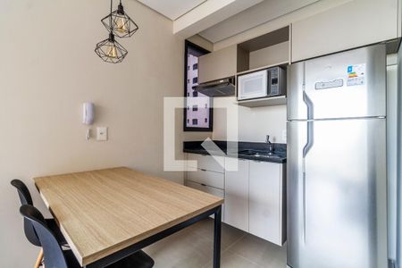 Cozinha de kitnet/studio à venda com 1 quarto, 32m² em Vila Madalena, São Paulo