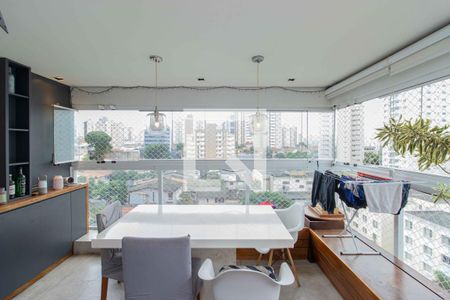 Varanda da Sala de apartamento à venda com 3 quartos, 126m² em Ipiranga, São Paulo