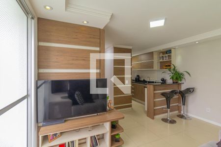 Sala de apartamento à venda com 2 quartos, 48m² em Olaria, Canoas