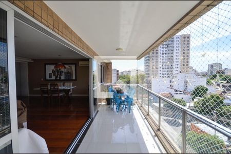 Varanda da Sala de apartamento à venda com 4 quartos, 138m² em Maracanã, Rio de Janeiro