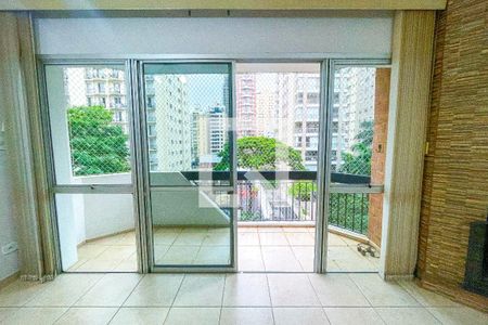 Varanda Sala de apartamento à venda com 4 quartos, 137m² em Pinheiros, São Paulo