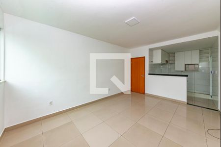 Sala de apartamento para alugar com 2 quartos, 60m² em Cabral, Contagem