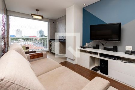 Sala de apartamento à venda com 2 quartos, 62m² em Campo Belo, São Paulo