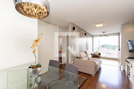 Sala de apartamento à venda com 2 quartos, 62m² em Campo Belo, São Paulo