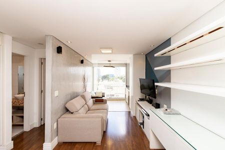 Sala de apartamento à venda com 2 quartos, 62m² em Campo Belo, São Paulo