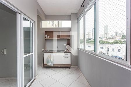 Varanda/ Cozinha de apartamento para alugar com 1 quarto, 53m² em Cursino, São Paulo