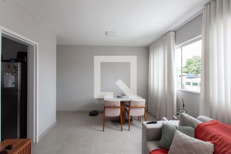 Sala de apartamento à venda com 3 quartos, 76m² em Candelária, Belo Horizonte