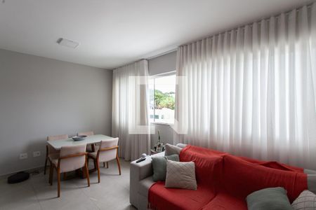 Sala de apartamento à venda com 3 quartos, 76m² em Candelária, Belo Horizonte