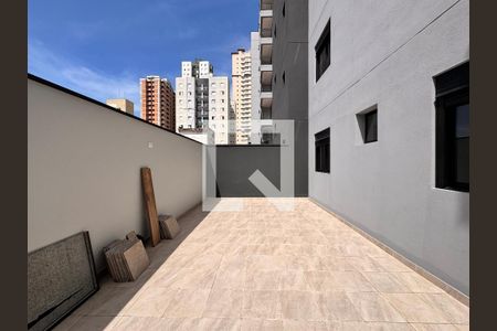 Varanda área privativa  de apartamento para alugar com 2 quartos, 59m² em Campestre, Santo André