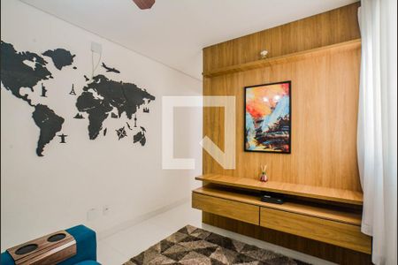 Sala de apartamento para alugar com 2 quartos, 96m² em Jardim Santo Alberto, Santo André