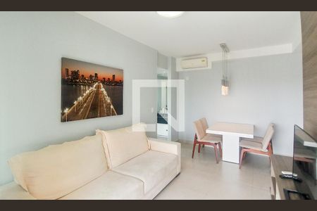 Sala  de apartamento para alugar com 1 quarto, 49m² em Campo Belo, São Paulo