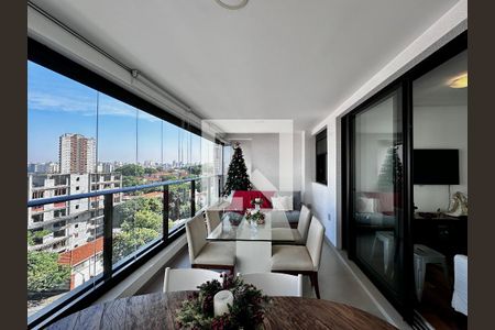 Varanda de apartamento para alugar com 3 quartos, 100m² em Campo Belo, São Paulo