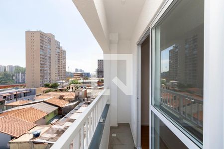 Varanda de kitnet/studio para alugar com 1 quarto, 19m² em Vila das Belezas, São Paulo