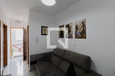 Sala e Cozinha de apartamento à venda com 2 quartos, 34m² em Vila Euthalia, São Paulo