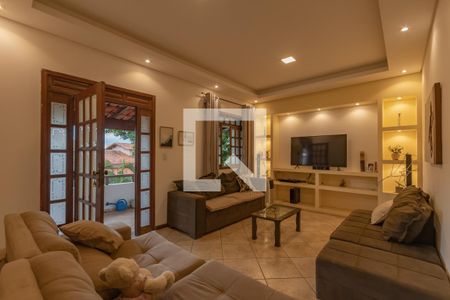 Sala de casa à venda com 5 quartos, 502m² em Castelo, Belo Horizonte