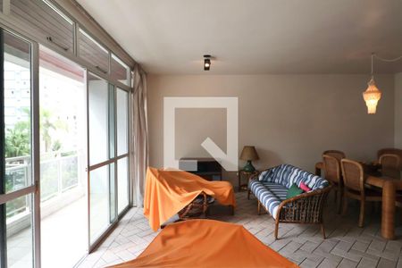 Sala de apartamento para alugar com 4 quartos, 108m² em Centro, Guarujá