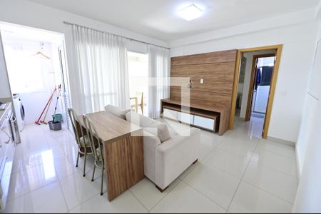 Sala de apartamento para alugar com 1 quarto, 47m² em Setor Oeste, Goiânia