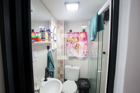 Banheiro de apartamento à venda com 1 quarto, 28m² em Pechincha, Rio de Janeiro