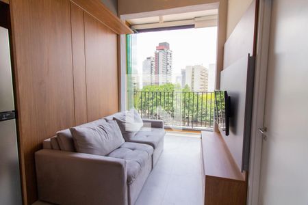 Sala de apartamento para alugar com 1 quarto, 35m² em Perdizes, São Paulo