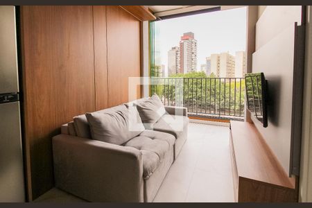 Sala de apartamento para alugar com 1 quarto, 35m² em Perdizes, São Paulo