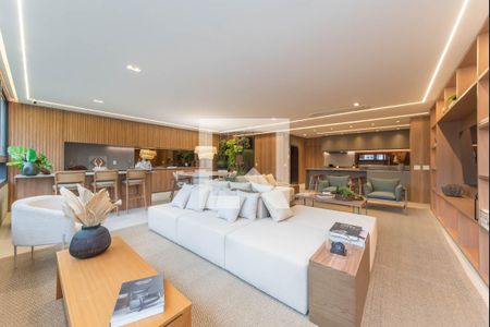 Sala de apartamento à venda com 3 quartos, 201m² em Brooklin Novo, São Paulo