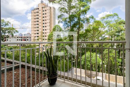 Varanda da Sala de apartamento para alugar com 3 quartos, 61m² em Vila Andrade, São Paulo