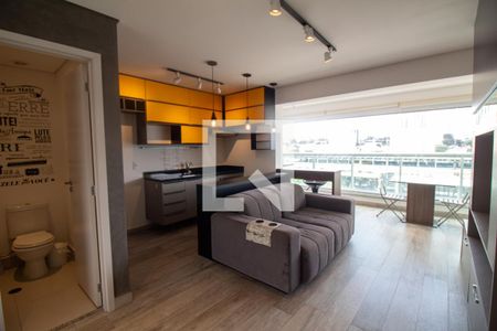 Sala de apartamento para alugar com 1 quarto, 43m² em Campo Belo, São Paulo