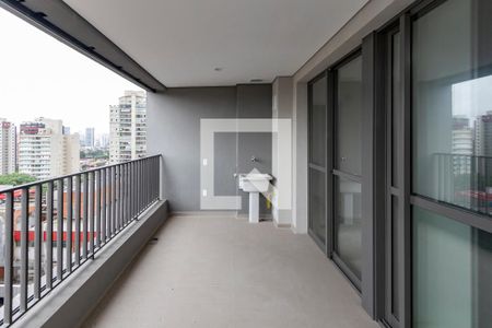 Varanda de apartamento à venda com 2 quartos, 68m² em Santo Amaro, São Paulo