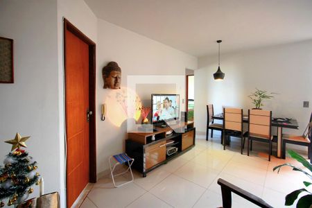 Sala de apartamento à venda com 3 quartos, 92m² em Santo Andre, Belo Horizonte