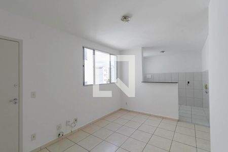 Sala de apartamento para alugar com 2 quartos, 44m² em Chacaras Reunidas Santa Terezinha, Contagem