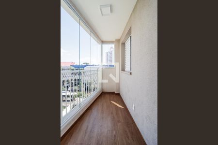 Varanda da Sala de apartamento à venda com 2 quartos, 51m² em Jardim Monte Alegre, Taboão da Serra