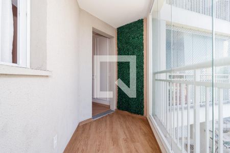 Varanda da Sala de apartamento à venda com 2 quartos, 51m² em Jardim Monte Alegre, Taboão da Serra