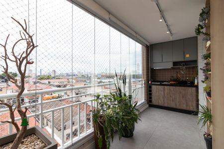 Varanda Gourmet de apartamento à venda com 4 quartos, 110m² em Carandiru, São Paulo