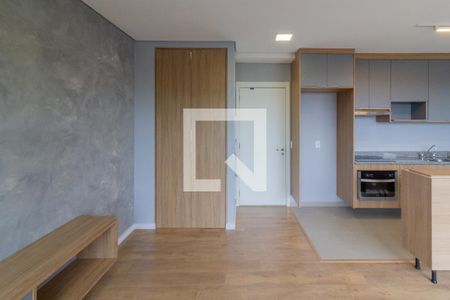 Sala de estar  de apartamento para alugar com 1 quarto, 42m² em Santo Amaro, São Paulo